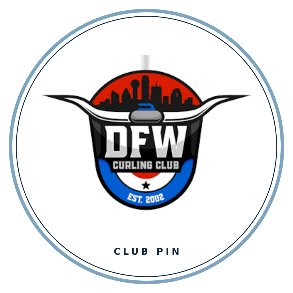 Dallas/Fort Worth Curling Club Pin