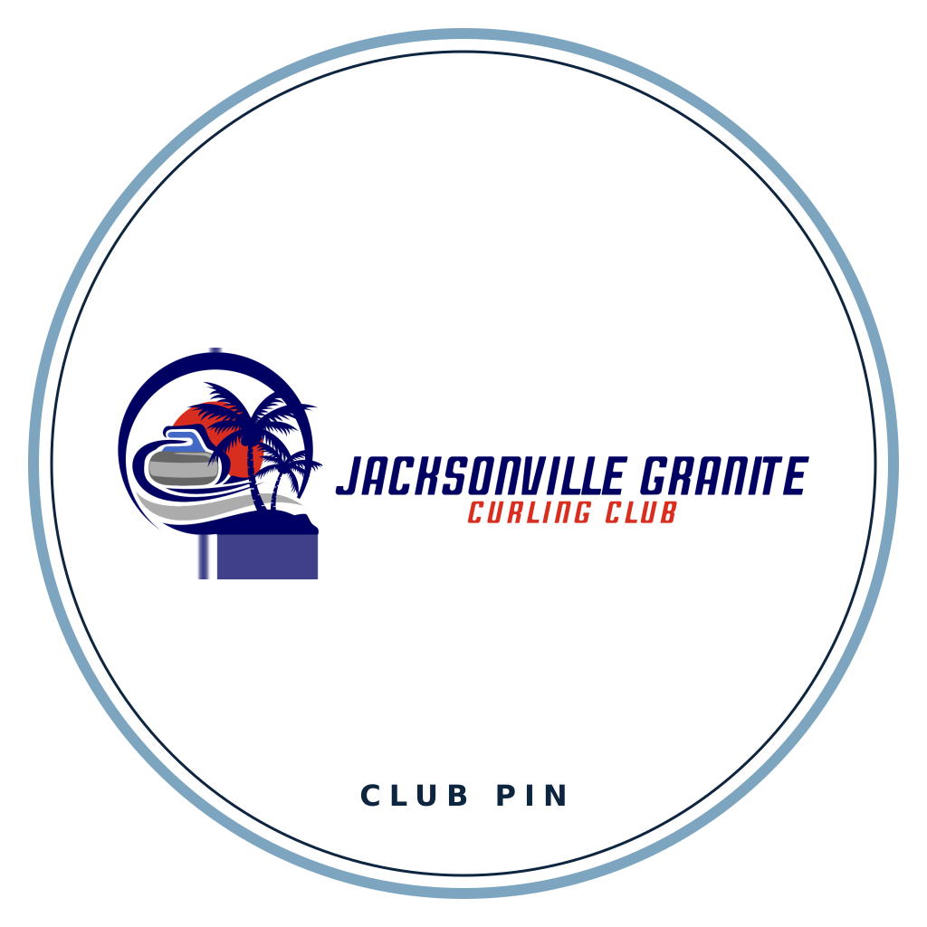 Jacksonville Granite Curling Club Pin